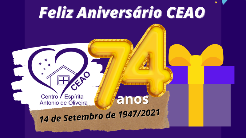 Parabéns CEAO 74 anos