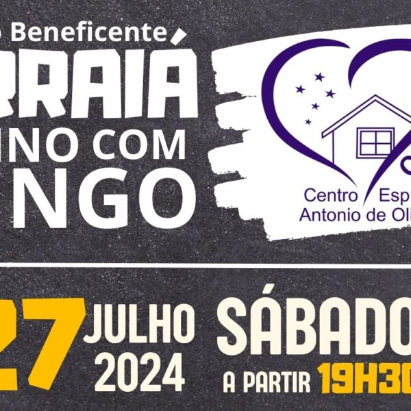 Evento Beneficente CEAO – Arraiá Julino com Bingo – Sábado dia 27-07-2024 às 19:30. Confira!!!