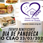 Evento Beneficente Dia da Panqueca no CEAO 23.03.2025 às 12h.