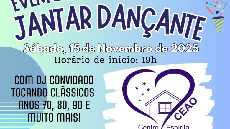 Evento Beneficente Jantar Dançante CEAO 15.11.2025